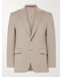 Canali - Cotton-blend Twill Suit Jacket - Lyst