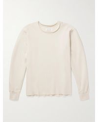Les Tien - Heavyweight Structured-Fleece Cotton-Jersey Roll-Neck Sweatshirt - Lyst