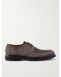 MR P. Andrew Split-toe Suede Derby Shoes - Grey