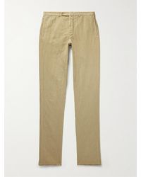 Sid Mashburn - Slim-fit Garment-dyed Cotton-canvas Suit Trousers - Lyst