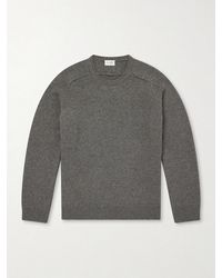 Saint Laurent - Cashmere And Wool-blend Sweater - Lyst