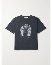 Remi Relief - Who Is T-Shirt aus Baumwoll-Jersey mit Print - Lyst