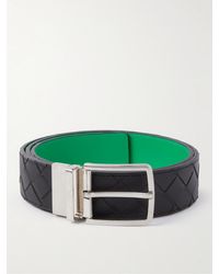 Bottega Veneta - 3.5cm Reversible Intrecciato Leather Belt - Lyst