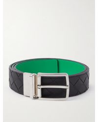 Bottega Veneta - 3.5Cm Reversible Intrecciato Leather Belt - Lyst