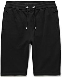 Balmain - Slim-fit Cotton-jersey Drawstring Bermuda Shorts - Lyst