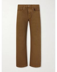 Massimo Alba - Oceano Straight-Leg Cotton Trousers - Lyst