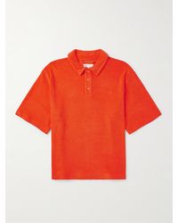 4SDESIGNS - Polohemd aus Baumwollfrottee mit Logostickerei - Lyst