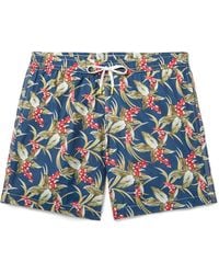 Hartford - Mid-length Floral-print Recycled Swim Shorts - Lyst