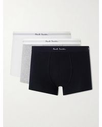 Paul Smith - Three-Pack Stretch Organic Cotton Jersey Boxer Briefs - Lyst