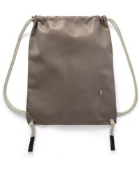 Rick Owens - Embellished Leather Drawstring Backpack - Lyst