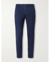 Boglioli - Straight-Leg Herringbone Cotton-Blend Twill Suit Trousers - Lyst