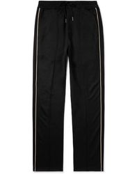 Tom Ford - Straight-leg Piped Tech-jersey Track Pants - Lyst