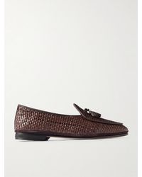 Rubinacci - Marphy Woven Leather Tasselled Loafers - Lyst