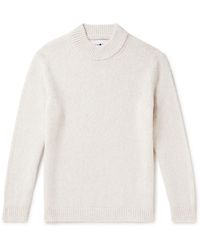 NN07 - Nick 6367 Merino Wool-blend Mock-neck Sweater - Lyst