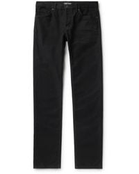 Tom Ford - Slim-fit Stretch-cotton Moleskin Trousers - Lyst