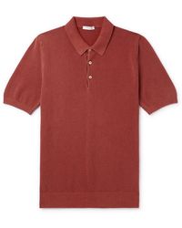Boglioli - Cotton-piqué Polo Shirt - Lyst