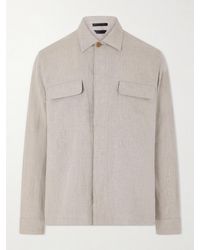 Sunspel - Linen Overshirt - Lyst