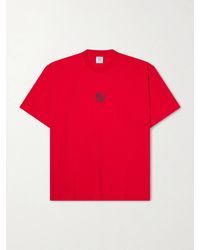 Vetements - Biker Cross Logo-print Cotton-jersey T-shirt - Lyst