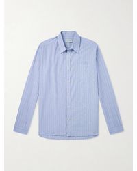 Oliver Spencer - New York Special Striped Cotton-Poplin Shirt - Lyst