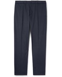 Moncler - Straight-Leg Cotton-Twill Trousers - Lyst