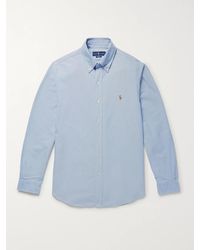 Polo Ralph Lauren - Camicia slim-fit in cotone Oxford - Lyst