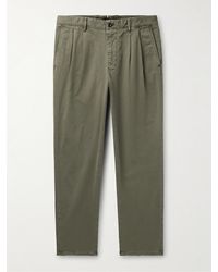 Incotex - Pantaloni slim-fit in gabardine di cotone stretch con pinces - Lyst