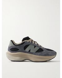 New Balance - Wrpd Runner Logo-embroidered Suede And Mesh Sneakers - Lyst