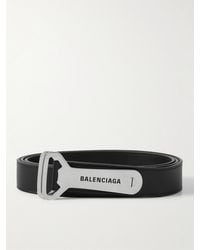 Balenciaga - Bottle Opener 3cm Embellished Leather Belt - Lyst