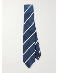 Drake's - 7Cm Striped Silk Tie - Lyst