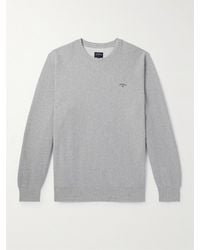 Noah - Core Sweatshirt aus Baumwoll-Jersey mit Logostickerei - Lyst