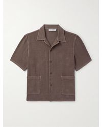Our Legacy - Elder Oversized Cotton And Linen-blend Shirt - Lyst
