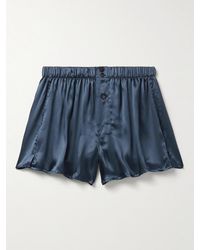 Rubinacci - Silk-satin Boxer Shorts - Lyst