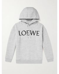 Loewe - Logo Hoodie - Lyst
