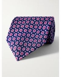 Charvet - Krawatte aus bedrucktem Seiden-Twill - Lyst