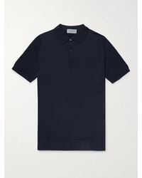 John Smedley - Payton Slim-fit Wool Polo Shirt - Lyst