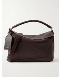 Loewe - Puzzle Featherlight Large Leather Messenger Bag - Lyst