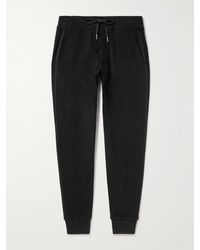 Tom Ford - Slim-fit Tapered Cotton-terry Sweatpants - Lyst