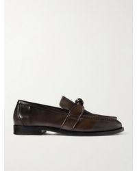 Bottega Veneta - Astaire Knot-Detailed Leather Loafers - Lyst