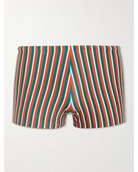 Orlebar Brown - Bassett Slim-fit Short-length Striped Swim Shorts - Lyst