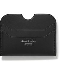 Acne Studios - Elmas Logo-print Leather Cardholder - Lyst