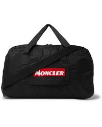 Moncler Nivelle Logo-appliquéd Shell Duffle Bag - Black