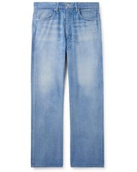 AURALEE - Wide-Leg Selvedge Jeans - Lyst