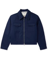 Second Layer - Herman Embroidered Cotton-Twill Jacket - Lyst