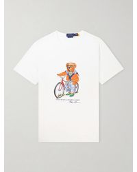 Polo Ralph Lauren - Logo-Print Cotton-Jersey T-Shirt - Lyst
