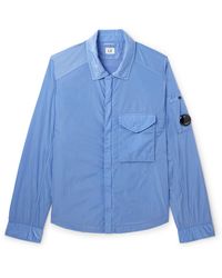 C.P. Company - Garment-dyed Chrome-r Overshirt - Lyst