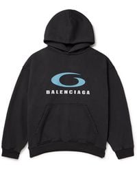Balenciaga 2024 Soccer Oversized Logo-detailed Cotton-jersey