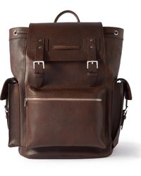 Brunello Cucinelli - Leather Backpack - Lyst