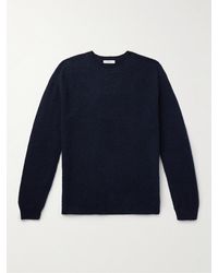 Boglioli - Brushed Wool And Cashmere-blend Sweater - Lyst