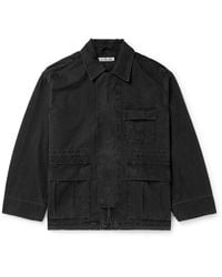 Acne Studios - Ostera Oversized Garment-dyed Cotton-ripstop Chore Jacket - Lyst