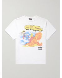 SAINT Mxxxxxx - T-Shirt aus Baumwoll-Jersey mit Print - Lyst